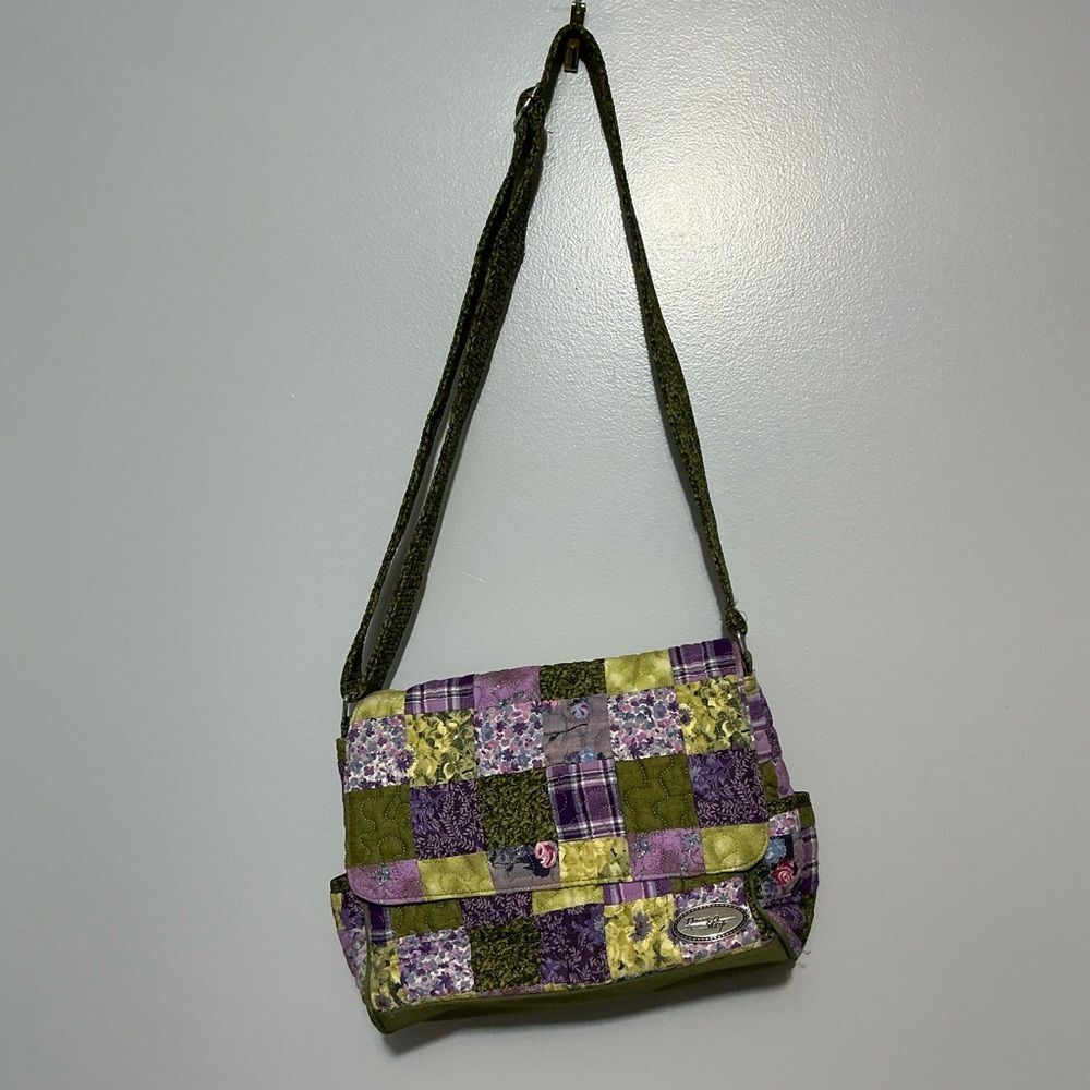 Donna Sharp Multicolor Patchwork Crossbody Purse - image 2